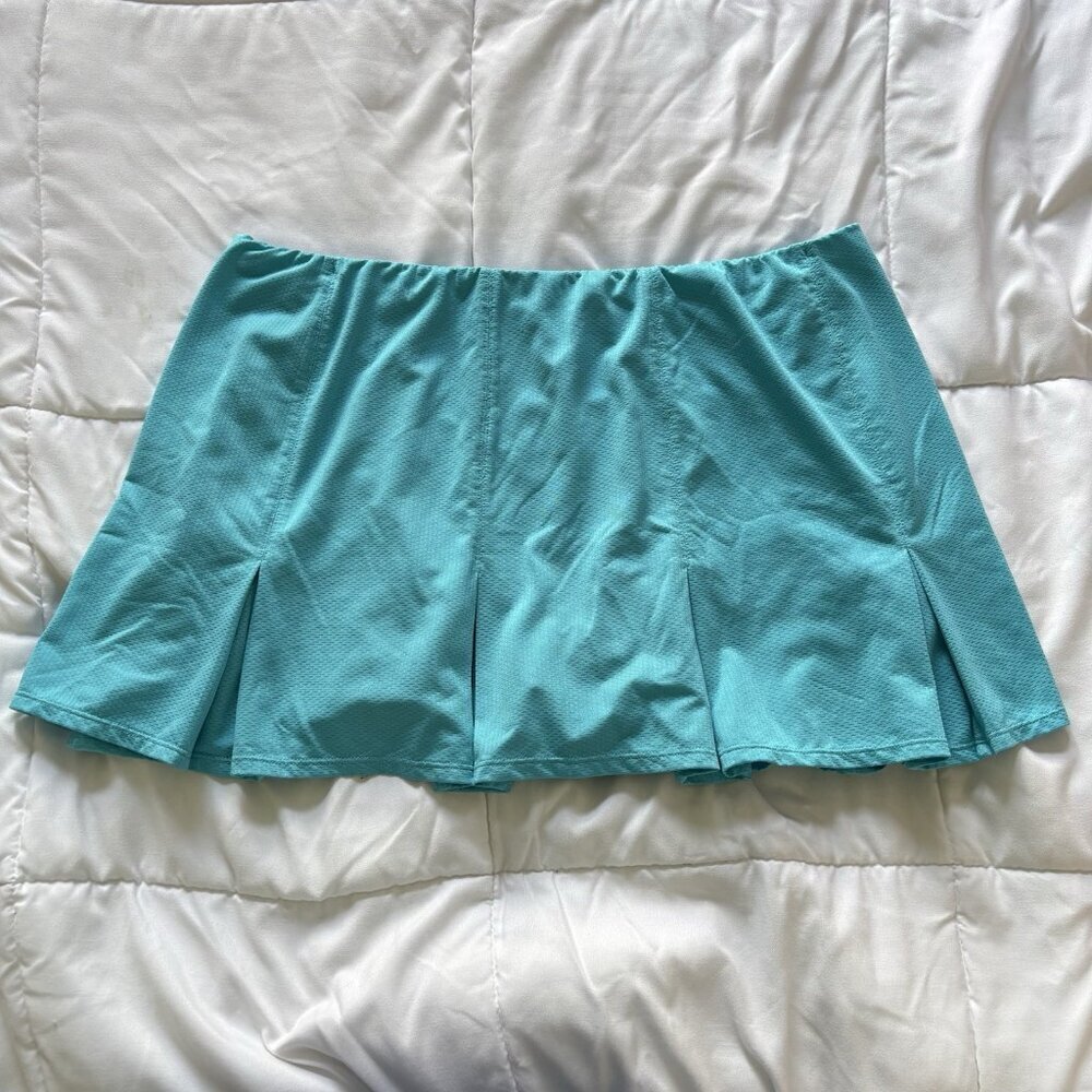 Tail Activewear Tennis Golf Skort Skirt‎ Blue Stretch Womens Size XL Outdoor